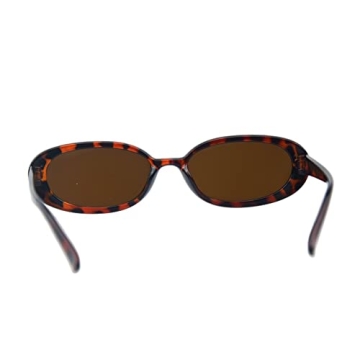 Chic UV400 Polarized Retro Leopard Brown Sunglasses