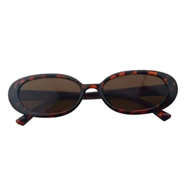 Chic UV400 Polarized Retro Leopard Brown Sunglasses