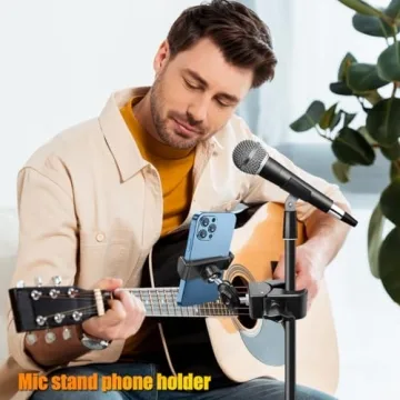 Adjustable Phone Holder for Mic Stand and More