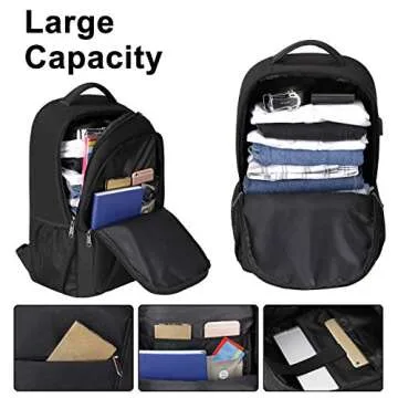 Durable XQXA Laptop Backpack with USB Charging Port