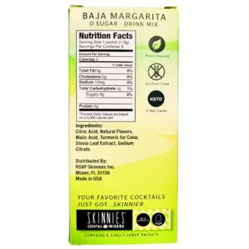 RSVP Skinnies Baja Margarita - Zero Sugar Mixers