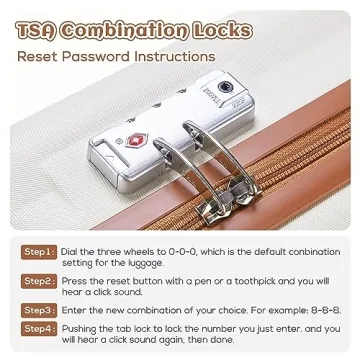 imiomo 20 Inch Expandable Carry-On Suitcase with Spinner Wheels