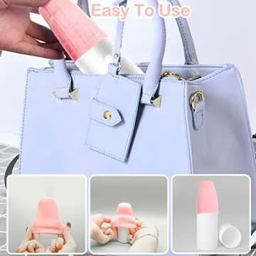 8Pcs Elastic Sleeves Toiletry covers for Leak Proofing, Silicone Locks Proof Travel Toiletries shampoo Bottles Container in Luggage, Reusable Travel gadgets Accessories for women necessities,Colorful