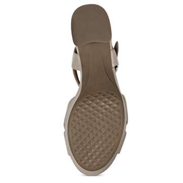 Aerosoles Women's Cosmos Heeled Sandal, Brown, 8.5