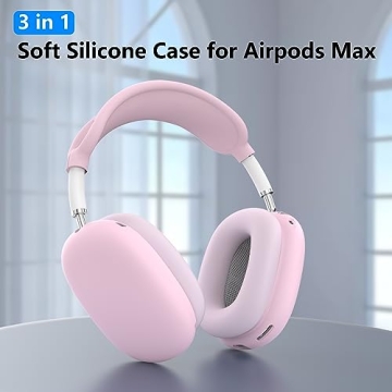Stylish Silicone Cases for AirPods Max in Pink
