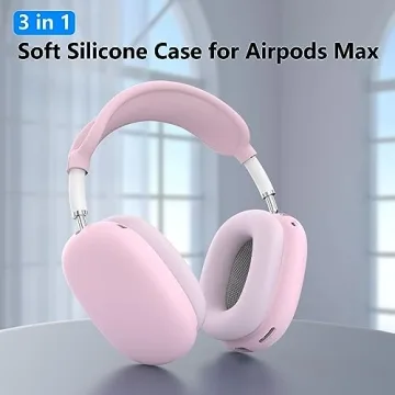 Stylish Silicone Cases for AirPods Max in Pink