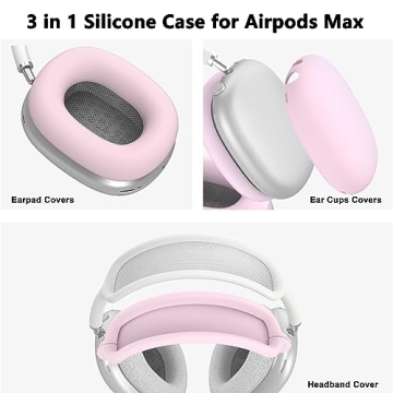 Stylish Silicone Cases for AirPods Max in Pink
