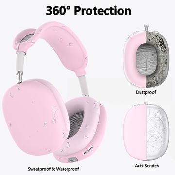 Stylish Silicone Cases for AirPods Max in Pink
