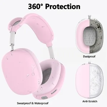 Stylish Silicone Cases for AirPods Max in Pink