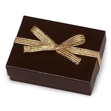 Pack of 50, 6" Met. Gold Stretch Loops 1/4" Wide Elastic Ribbon w/Bow Great for Smaller Apparel, Sta...