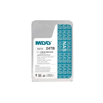 MDD 24TB Internal NAS Hard Drive - 7200RPM, Renewed