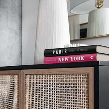 Elegant Decorative Books for Home Decor, 3-Piece Set