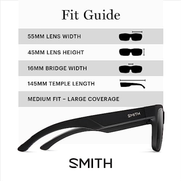 Stylish SMITH Lowdown 2 Polarized Sunglasses for All