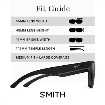 Stylish SMITH Lowdown 2 Polarized Sunglasses for All