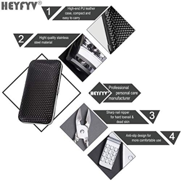 16 in 1 Nail Grooming Kit for Men and Women Travel Case