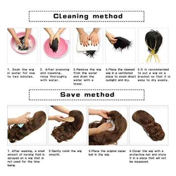 Nigteye Short Human Hair Wigs Short Pixie Cut Wigs For Black Women Short Layered Wavy Wigs With Bangs Short Pixie Wigs Fashion Looking Color (30#)