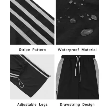 Trendy Aelfric Eden Striped Track Pants for Comfort