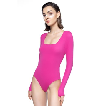 PUMIEY Long Sleeve Bodysuit Stylish Comfort for All Sizes