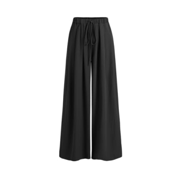 CIDER Elastic Waist Wide Leg Trousers: Stylish Comfort for All Occasions