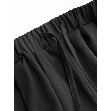 CIDER Stylish Elastic Waist Wide Leg Trousers