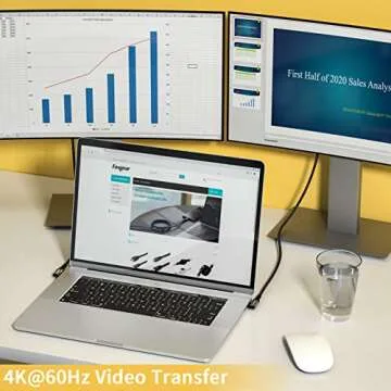 Fasgear 6ft USB C to USB C Cable with 90-Degree Angle