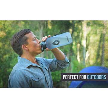 Embrava 40oz Water Bottle - Large, Durable, Leakproof