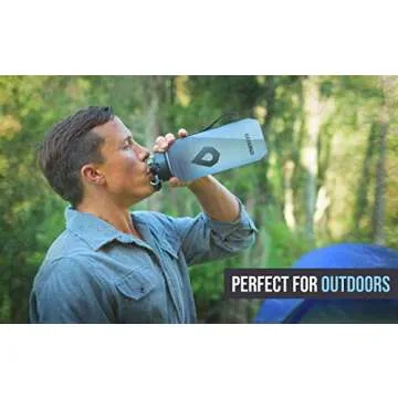 Embrava 40oz Water Bottle - Large, Durable, Leakproof