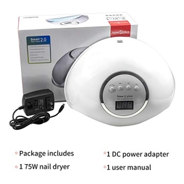 JEWHITENY 72W Gel UV LED Nail Lamp for Efficient Curing