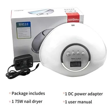 JEWHITENY 72W Gel UV LED Nail Lamp for Efficient Curing