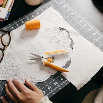 Fiskars Micro-Tip Spring Assisted Scissors for Precision Cutting