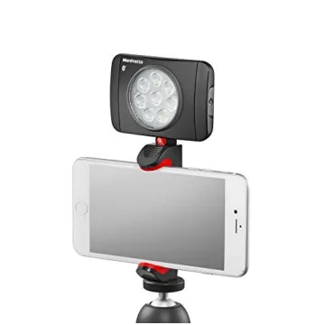 Manfrotto Smartphone Clamp for Tripod, Vlogging, Black