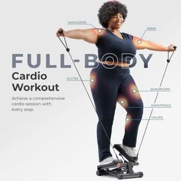 Sunny Health & Fitness Mini Stepper for Full Body Cardio
