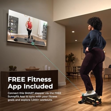 Sunny Health & Fitness Mini Stepper for Full Body Cardio