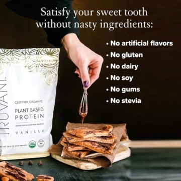 Truvani Vegan Pea Protein Powder 20g Organic Protein