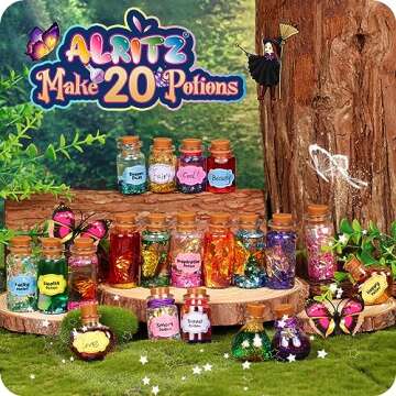 Alritz Fairy Mixies Potion Kits for Kids, 20 Bottles Magic DIY Mixies Potions, Christmas Decorations...