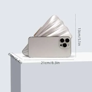 UMREN Seashell Chain Shoulder Bag for Women Acrylic Evening Clutch Bag Glitter Marble Purse Handbag ...