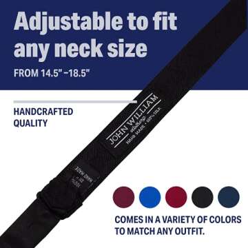 John William Silk Self-Tie Bow Tie - Elegant & Classic