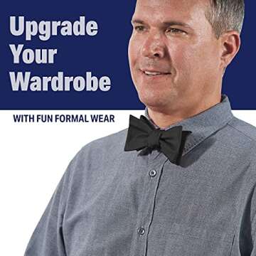 John William Silk Self-Tie Bow Tie - Elegant & Classic