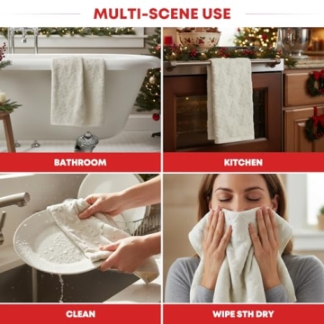 Artoid Mode 3D Xmas Tree Jacquard Hand Towels - 2 Pcs