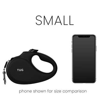 TUG Retractable Dog Leash | 16 ft Nylon for Small Dogs