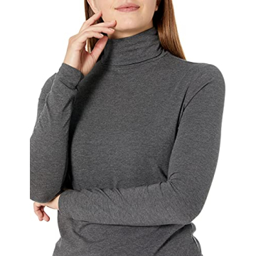 Stylish Amazon Essentials Long-Sleeve Turtleneck for All Sizes