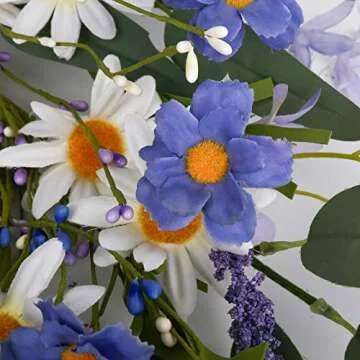 VioletEverGarden Spring 20 Inch Wreath for All Seasons