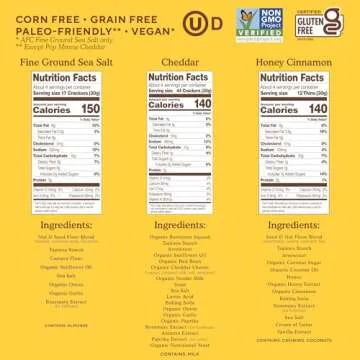 Simple Mills Best Snacks Variety Pack, Sea Salt Almond Flour Crackers, Honey Cinnamon Sweet Thins an...