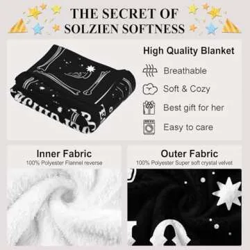 Gothic Ouija Board Throw Blanket for Unique Gifts