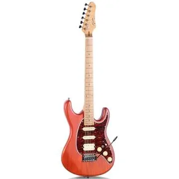 Grote Electric Solid Body Guitar Modern-GST Beginners Coma Red
