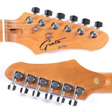 Grote Electric Solid Body Guitar Modern-GST Beginners Coma Red