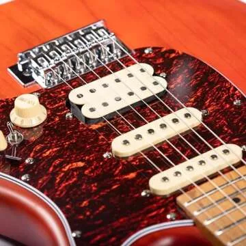 Grote Electric Solid Body Guitar Modern-GST Beginners Coma Red