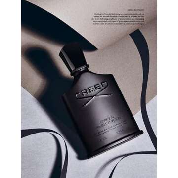 Creed Green Irish Tweed, Men's Luxury Cologne, Aromatic Fougère, Green & Mossy Woods Fragrance, 50ML / 1.7 Fl Oz