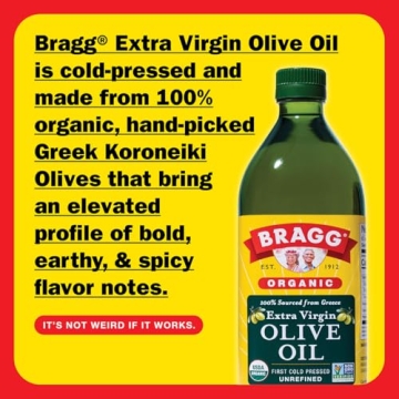 Bragg Organic Extra Virgin Olive Oil - Gourmet EVOO 32 oz
