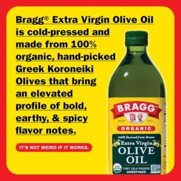 Bragg Organic Extra Virgin Olive Oil - Gourmet EVOO 32 oz